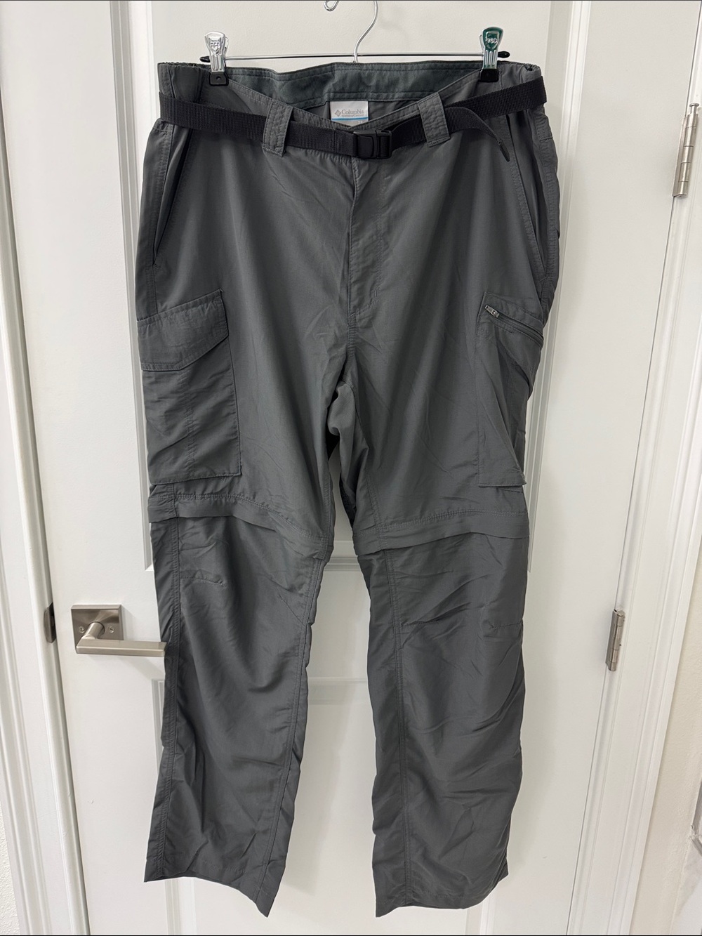 Columbia Men's Dark Gray Convertible Cargo Pants